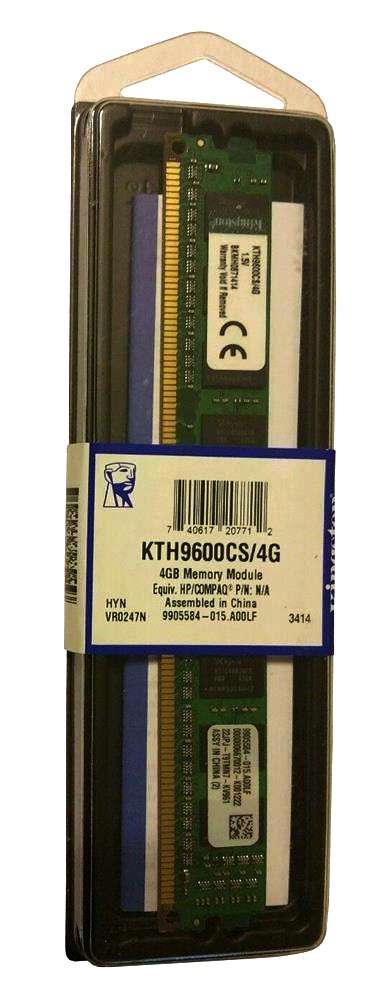 Kingston HP KTH9600CS/4G 4GB DDR3 Desktop Memory Module 1600Mhz Non ECC Memory RAM DIMM