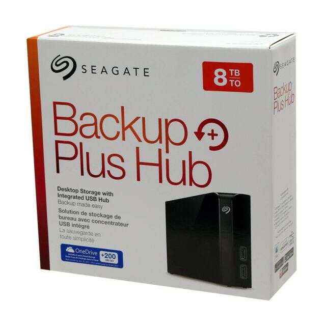 SEAGATE 8 TB Backup Plus Desktop Hard Drive Hub - 8TB External HDD [DEMO]