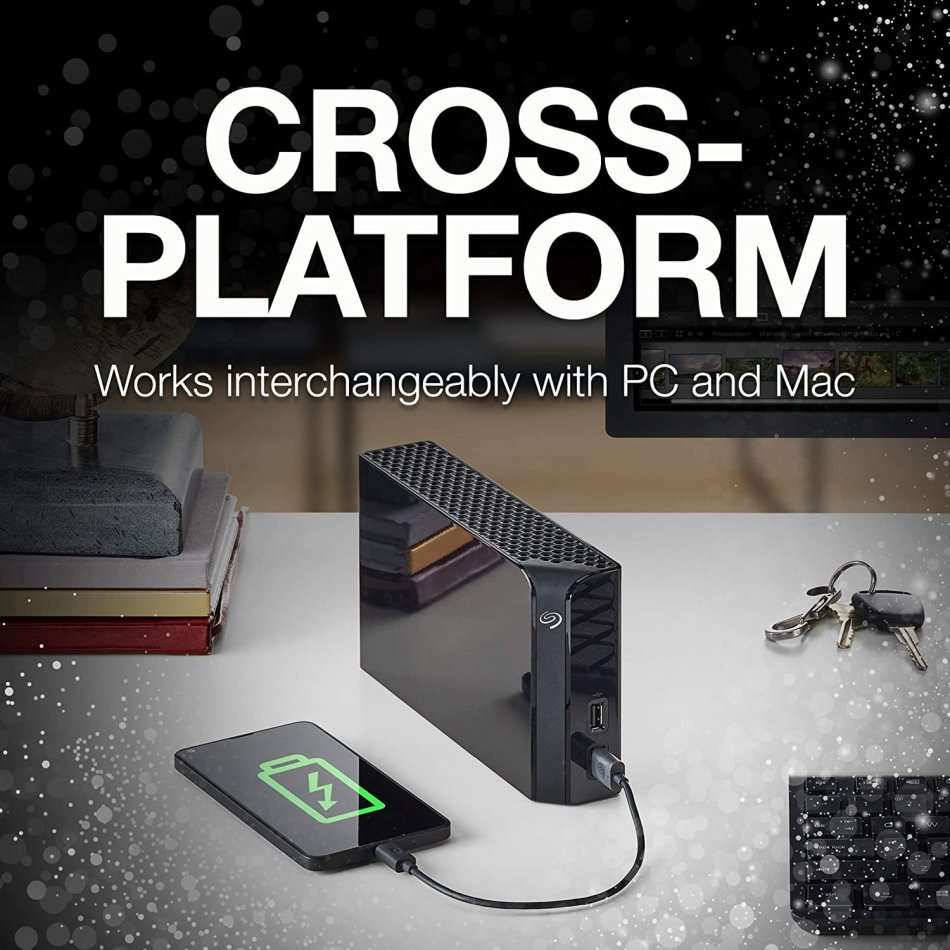 SEAGATE 8 TB Backup Plus Desktop Hard Drive Hub - 8TB External HDD [DEMO]