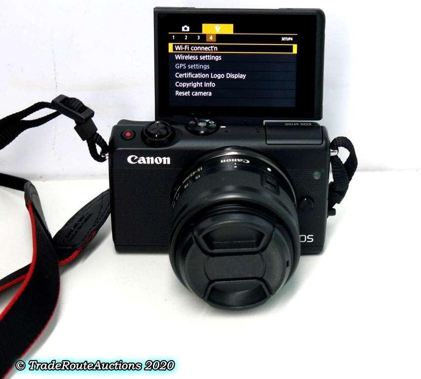 Canon EOS M100 Mirrorless Camera with 15-45mm Lens