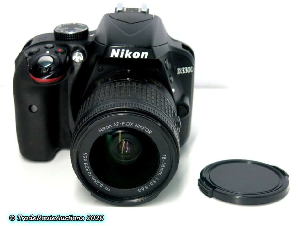 PLEASE READ ** Nikon D3300 24.2 MP CMOS Digital SLR CAMERA with AF-P DX NIKKOR 18-55mm DX Lens