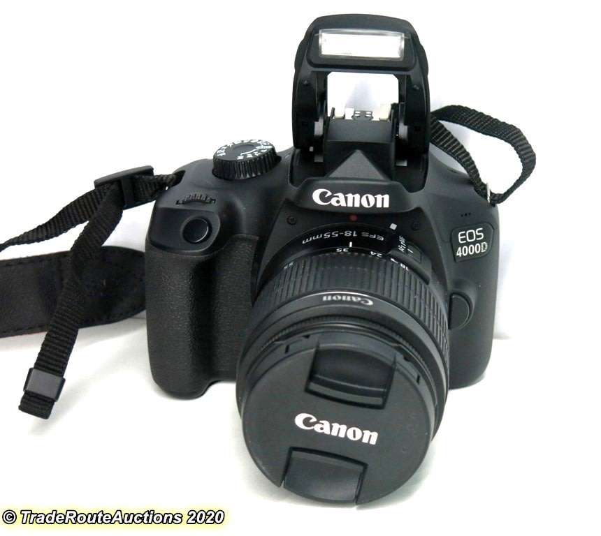 Canon 4000D DSLR Camera and EF-S 18-55 mm f/3.5-5.6 III Lens Kit