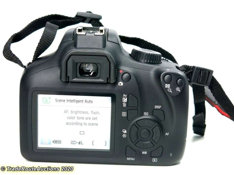 Canon 4000D DSLR Camera and EF-S 18-55 mm f/3.5-5.6 III Lens Kit