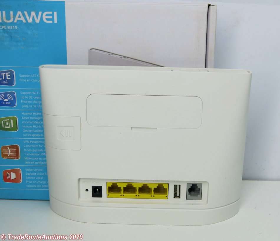 HUAWEI B315S 4G LTE Wifi Modem Router (uses SIM card)