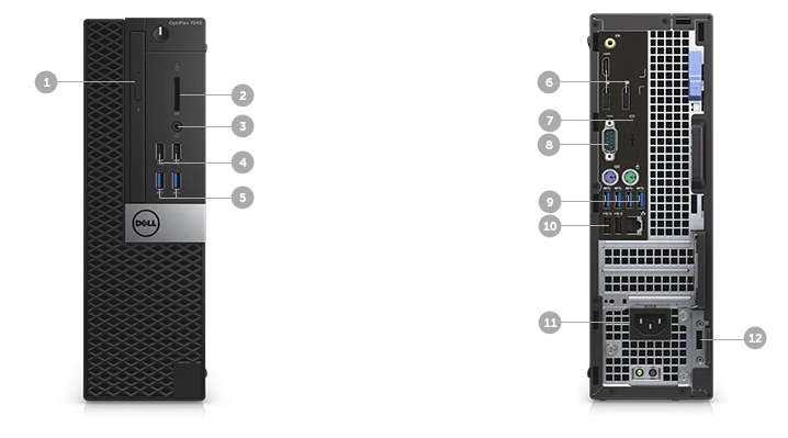 Dell OptiPlex 7040 ULTRA SFF Desktop PC | Core i7 6700 3.4Ghz | 8GB RAM | 500GB HDD DESKTOP PC