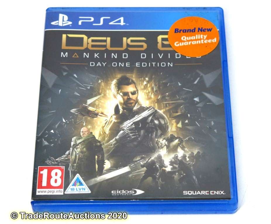 Deus Ex: Mankind Divided Day 1 Edition - PLAYSTATION 4 - PS4 GAME