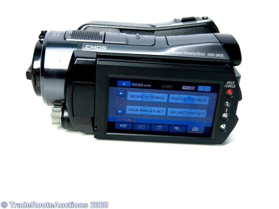 Sony HDR-SR12 120GB Hybrid HDD/Memory Stick FULL HD Camcorder