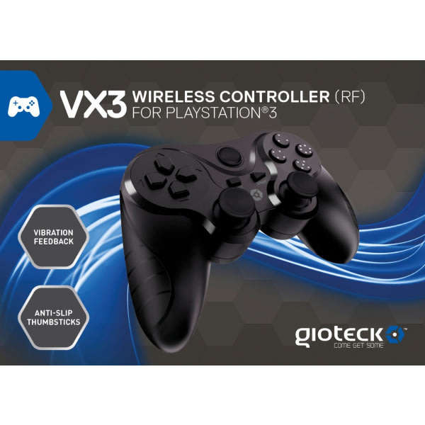 VX3 - GIOTECK PS3 WIRELESS RF CONTROLLER