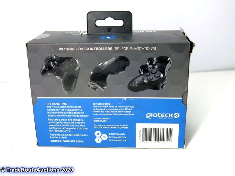 VX3 - GIOTECK PS3 WIRELESS RF CONTROLLER