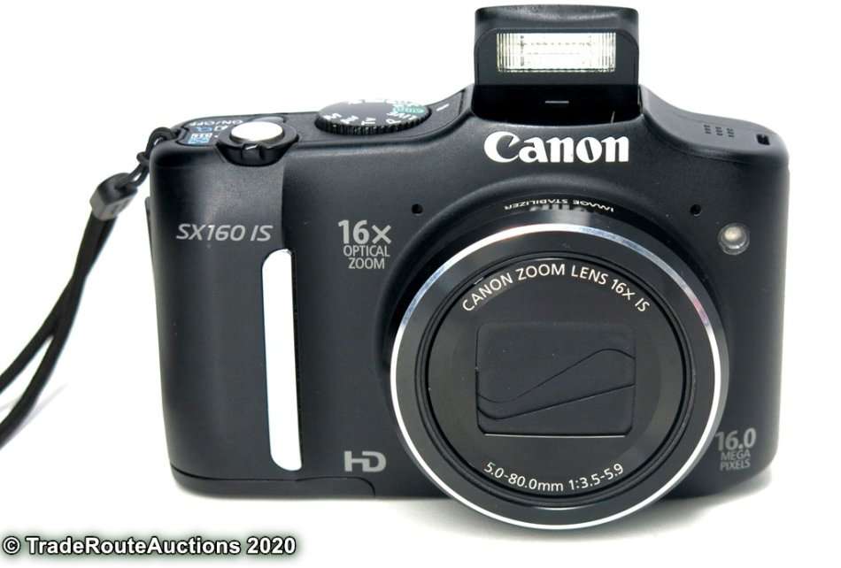 Canon PowerShot SX160 IS 16.0 MP Digital Camera with 16x Wide-Angle Optical Image Stabilized Zoom