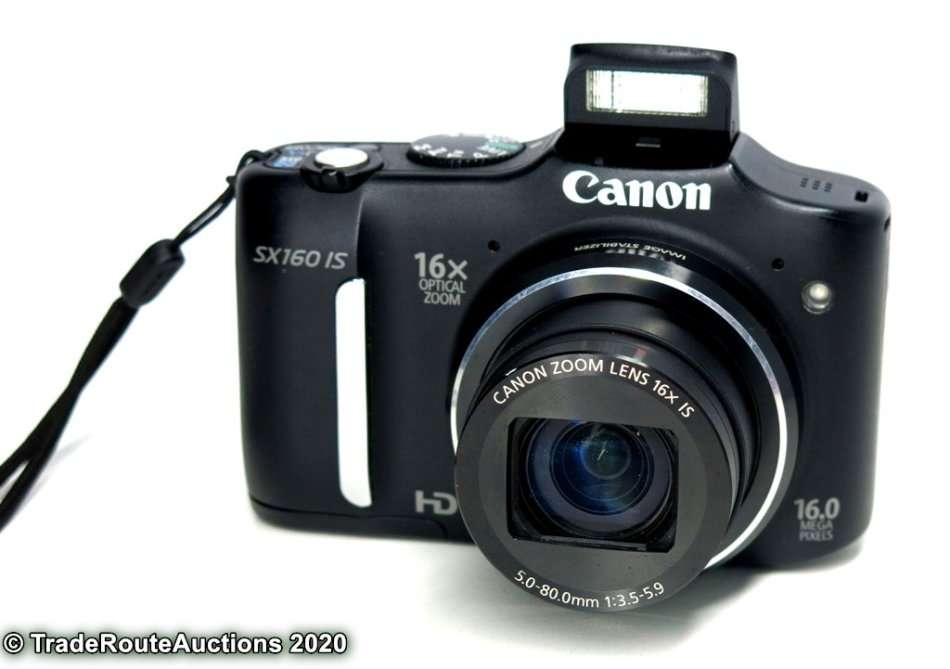 Canon PowerShot SX160 IS 16.0 MP Digital Camera with 16x Wide-Angle Optical Image Stabilized Zoom