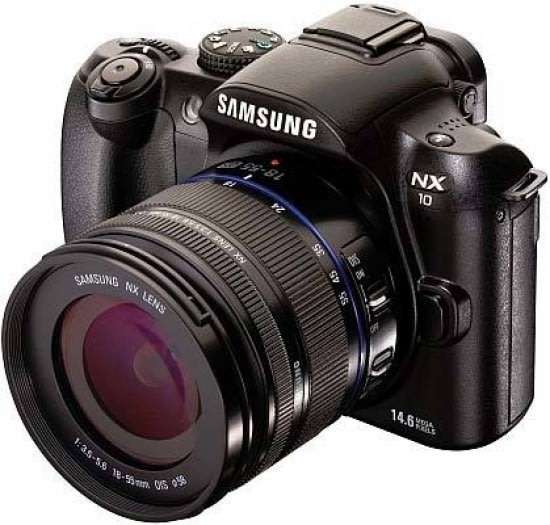 Samsung NX10 Digital System Camera Kit - Black (14.6MP, incl 18-55 OIS Lens)