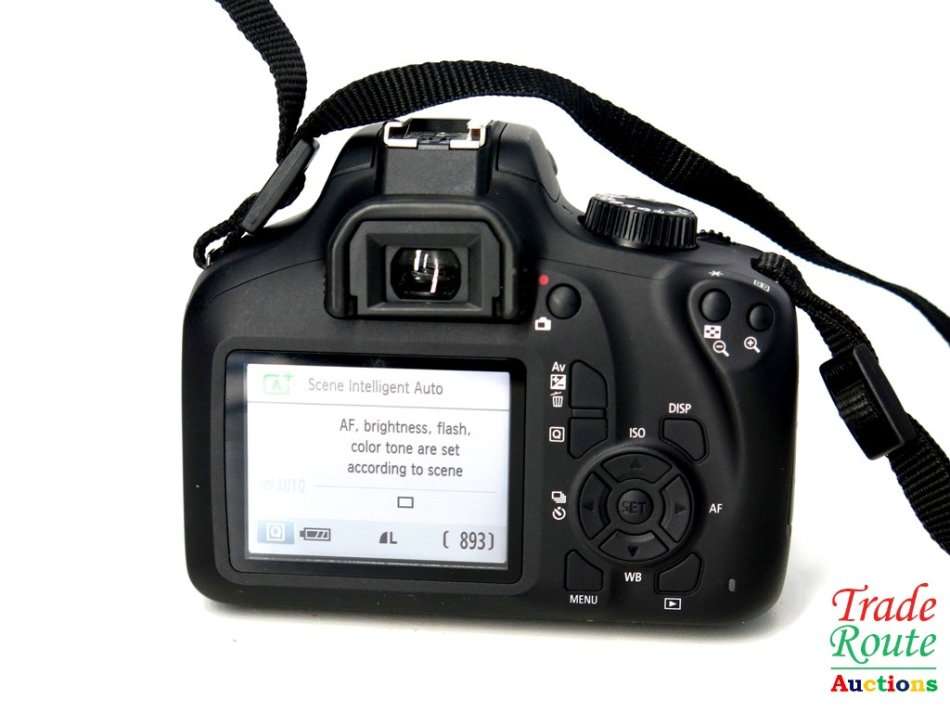 Canon 4000D DSLR Camera and EF-S 18-55 mm f/3.5-5.6 III Lens Kit