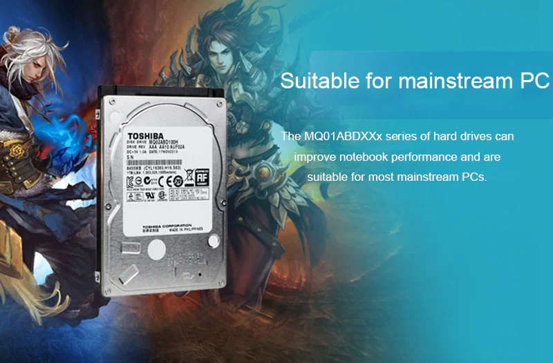 Toshiba 1 TB HDD (1000 GB) - For Laptops & Desktops