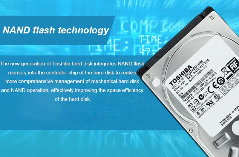 Toshiba 1 TB HDD (1000 GB) - For Laptops & Desktops