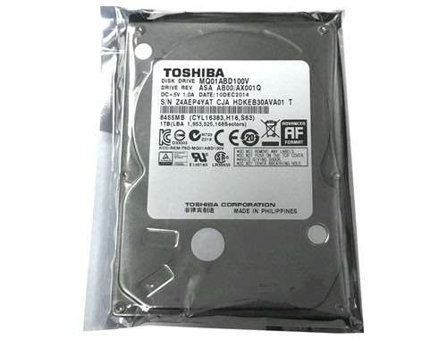 Toshiba 1 TB HDD (1000 GB) - For Laptops & Desktops