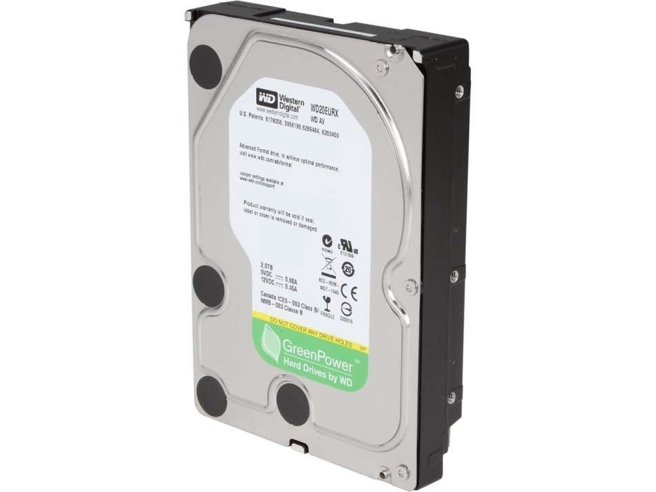 Western Digital 2TB Internal Hard Drive SATA III  6Gb/s 64MB - 2000GB WD20EURX
