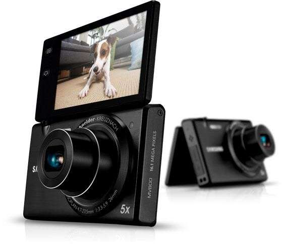 Samsung Multiview MV800 16.1MP Digital Camera with 5x Optical Zoom