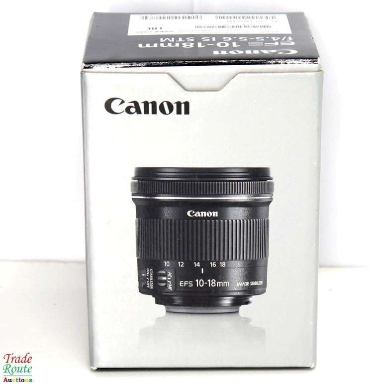 Canon EF-S 10-18mm f/4.5-5.6 IS (Image Stabilizer) STM Zoom Lens for Canon DSLR Cameras