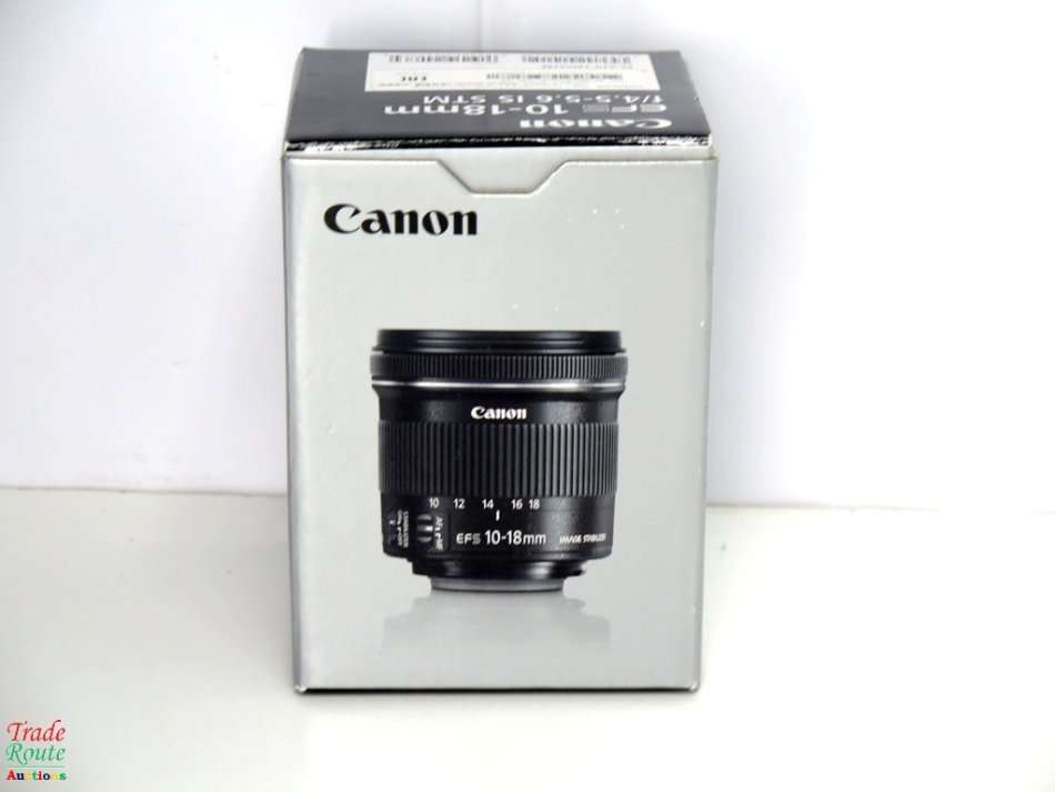 Canon EF-S 10-18mm f/4.5-5.6 IS (Image Stabilizer) STM Zoom Lens for Canon DSLR Cameras