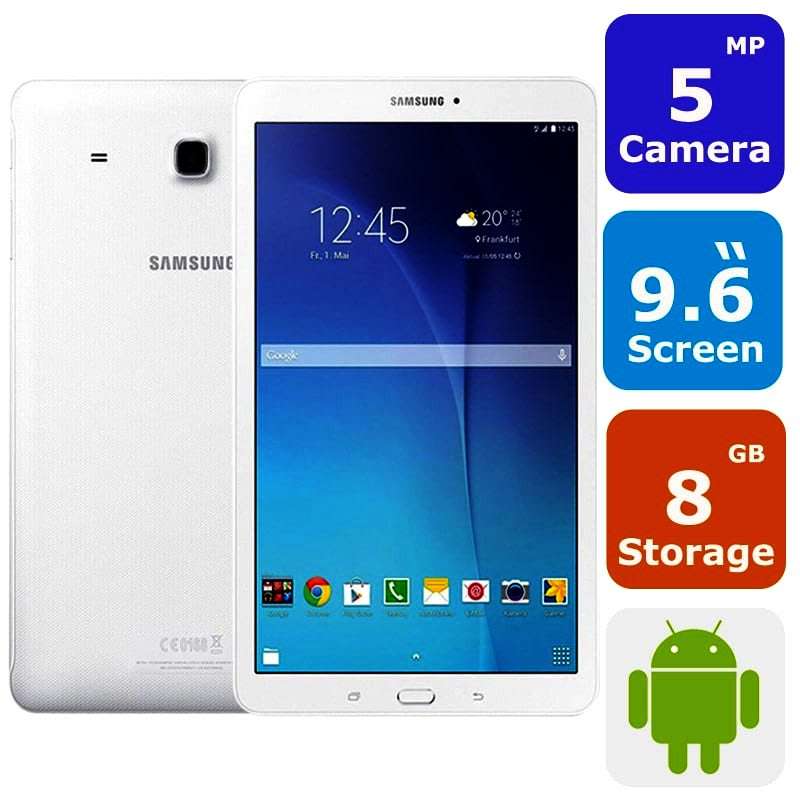 SAMSUNG GALAXY TAB E | 8GB | PEARL WHITE | 9.6" | SM-T561  [no network]