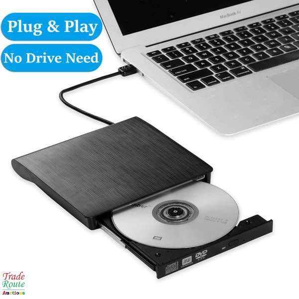 Mobile External USB 3.0 CD DVD-RW Burner DVD Writer Drive Plug And Play For Laptop / Desktop PC