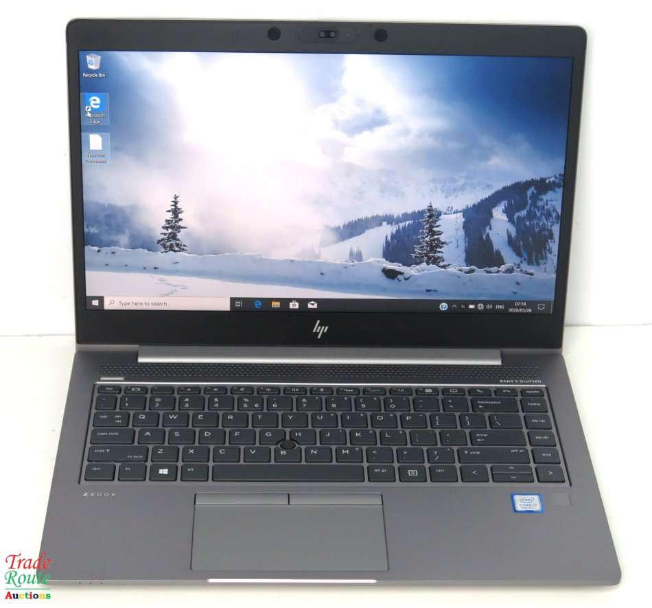 HP ZBook 14u G5 Mobile Workstation | Core i7 8550U 8th Gen 1.8Ghz | 16GB RAM | 256GB SSD 14" LAPTOP