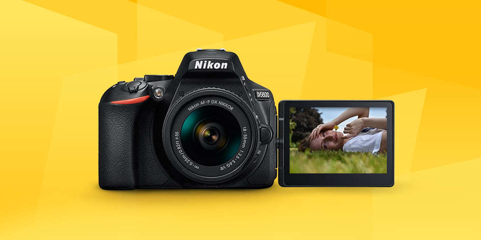 NIKON D5600 DSLR CAMERA BODY + NIKON AF-P 18-55 VR LENS KIT