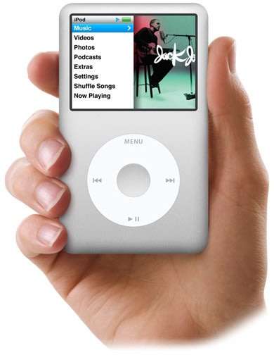 Apple IPod Classic 160GB [ MC293 ] [A1238] [7th Generation] ** IPOD 160GB SILVER 2.5" LCD Screen