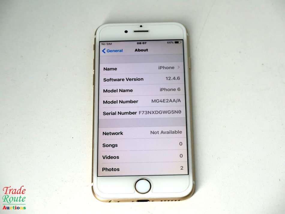 APPLE IPHONE 6 | GOLD | A1586 | MG4E2AA/A | 128GB  *** APPLE IPHONE 6 ***