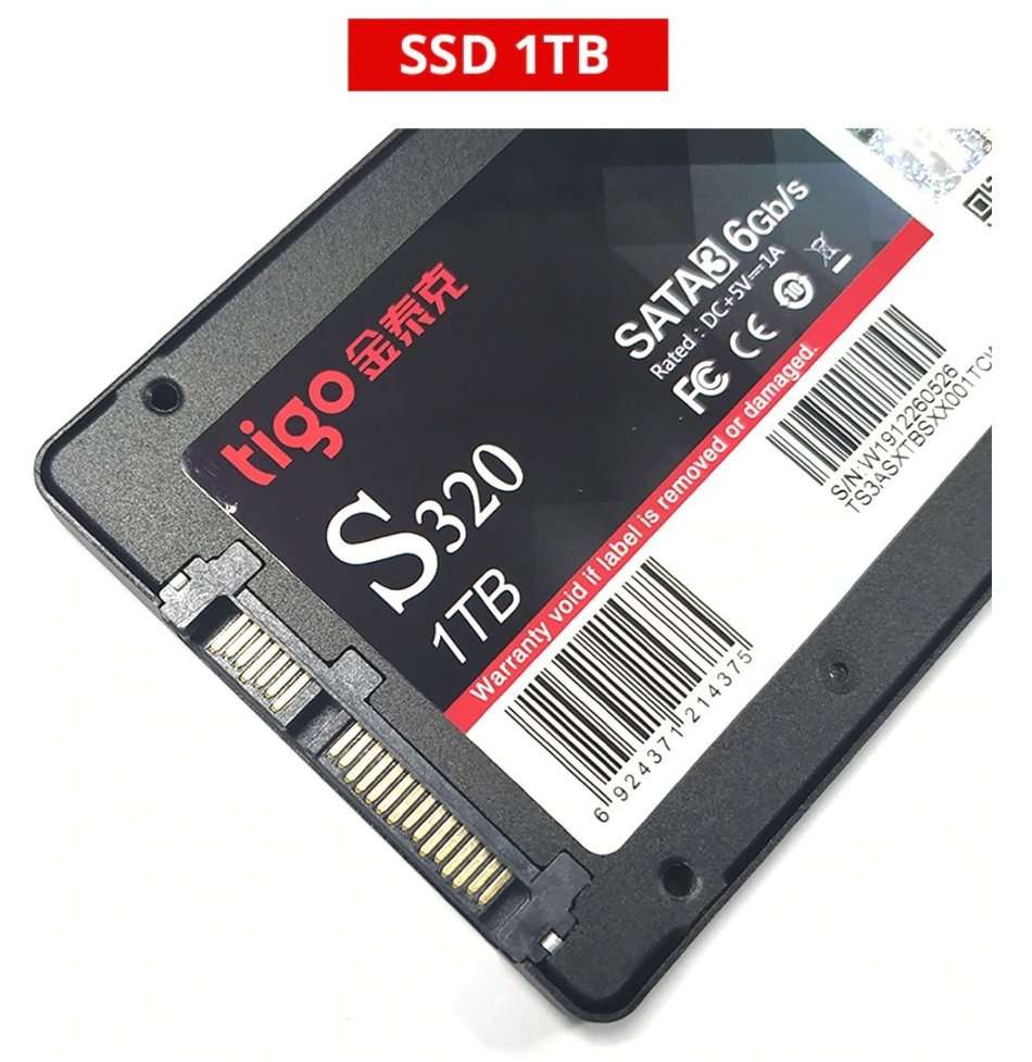 1TB SSD Tigo High Speed 6Gb/s - 2.5 inch SATA3 1024GB Internal Solid State Drive