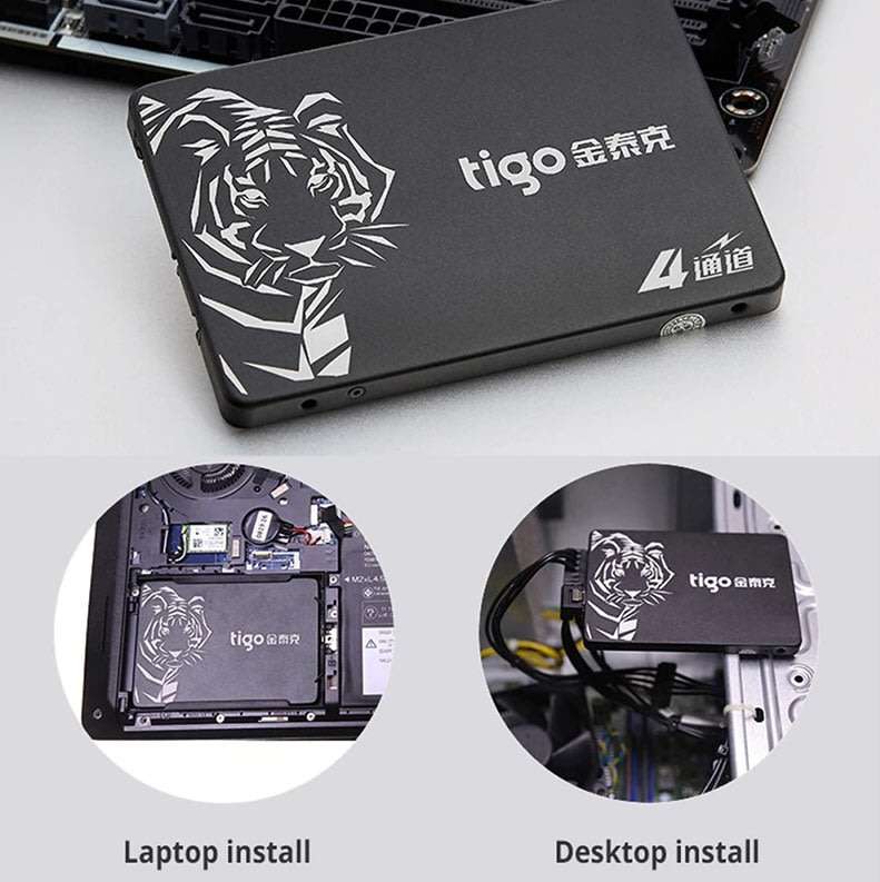 1TB SSD Tigo High Speed 6Gb/s - 2.5 inch SATA3 1024GB Internal Solid State Drive