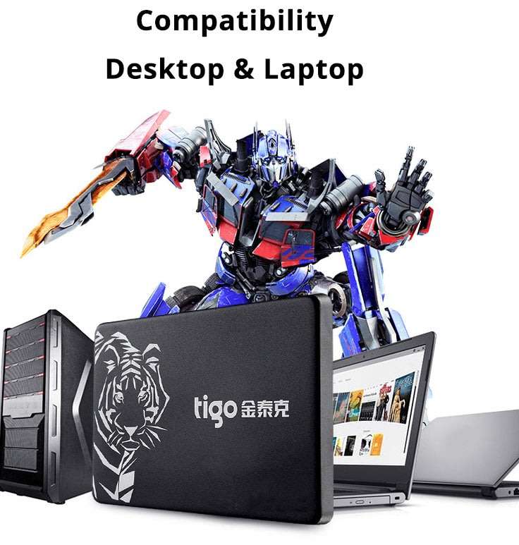 1TB SSD Tigo High Speed 6Gb/s - 2.5 inch SATA3 1024GB Internal Solid State Drive