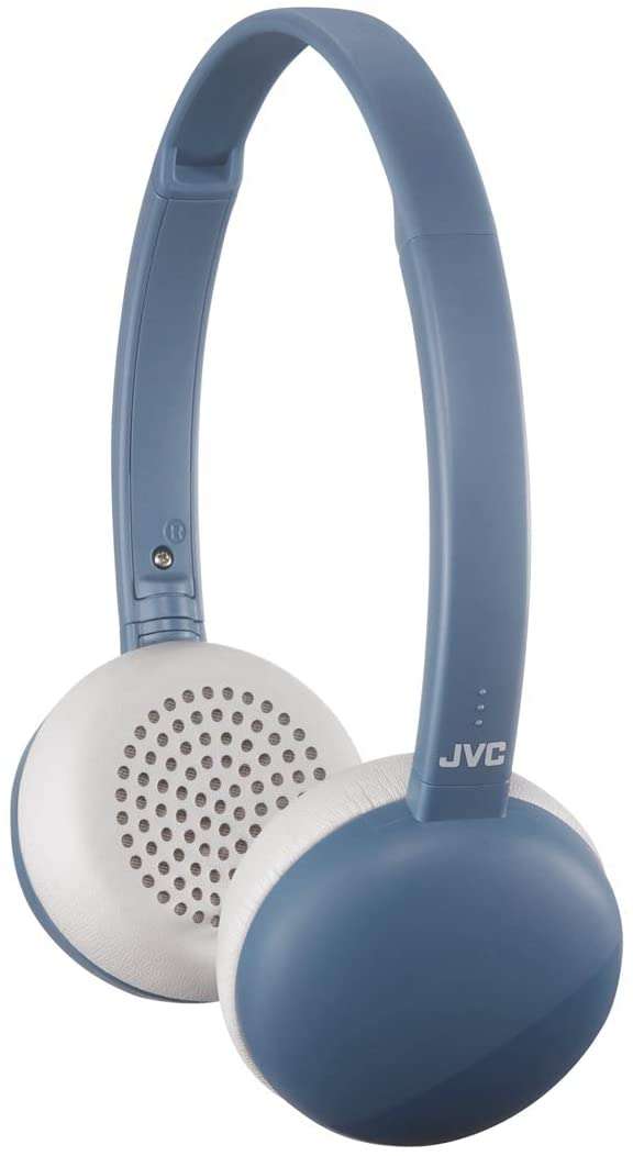 JVC HA-S20BT-A Wireless Adjustable Headband Bluetooth Headphones [COLOUR : AEGEAN BLUE]