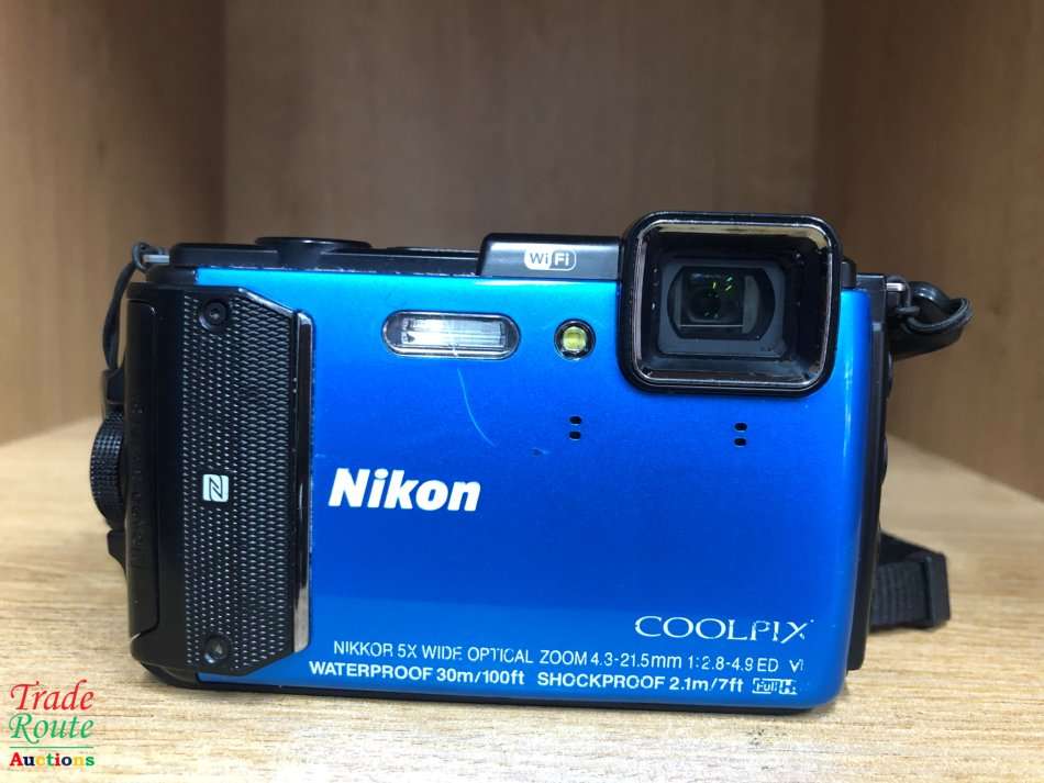 Nikon COOLPIX AW130 16 MP CMOS Waterproof Digital Camera with GPS & Full HD 1080p Video