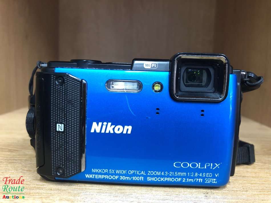 Nikon COOLPIX AW130 16 MP CMOS Waterproof Digital Camera with GPS & Full HD 1080p Video