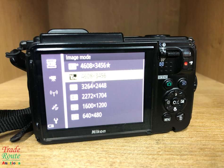 Nikon COOLPIX AW130 16 MP CMOS Waterproof Digital Camera with GPS & Full HD 1080p Video