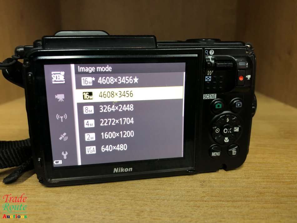 Nikon COOLPIX AW130 16 MP CMOS Waterproof Digital Camera with GPS & Full HD 1080p Video