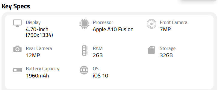 IPHONE 7 | ROSE GOLD | A1778 | 128GB | MN952AA/A   *** APPLE IPHONE7 ***