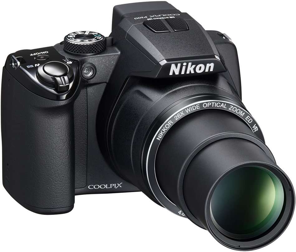 Nikon Coolpix P100  Digital Camera with 26x Optical Vibration Reduction (VR) Zoom and 3-Inch LCD