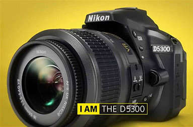 NIKON D5300 DSLR CAMERA BODY [ WiFi & GPS] - [ 24.2 MP ] - [ DX ] WITH 18-55 VR II Lens Kit