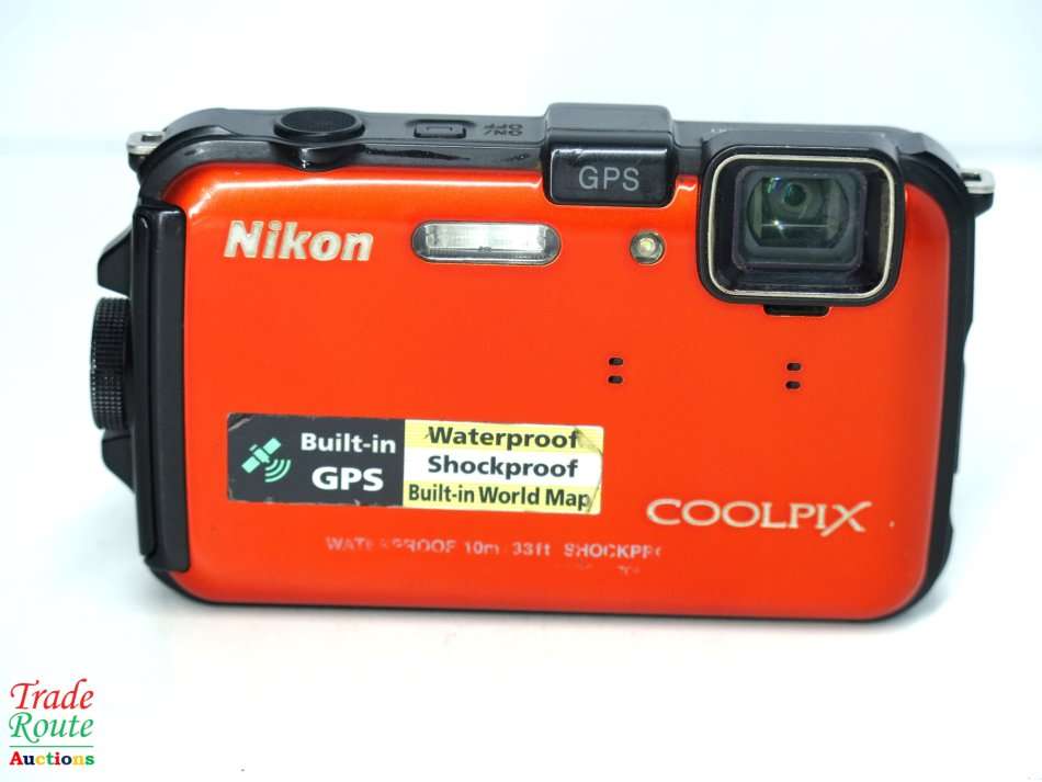 Nikon COOLPIX AW100 16 MP CMOS Waterproof Digital Camera with GPS & Full HD 1080p Video