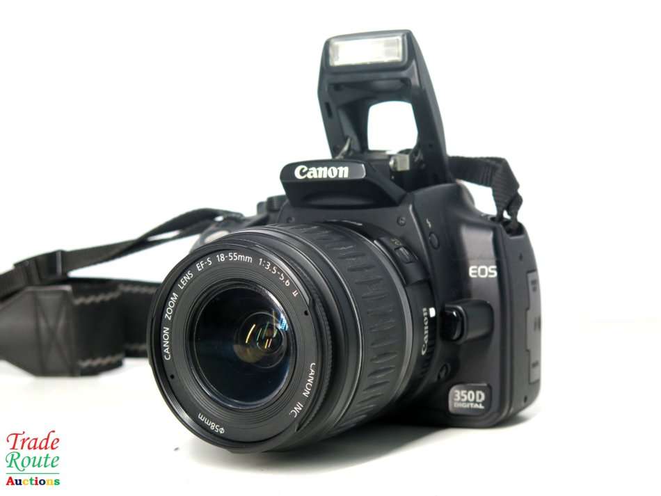 Canon EOS 350D Digital SLR camera (BLACK) WITH 18-55 mm EFS LENS