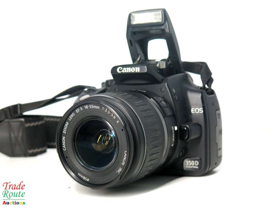 Canon EOS 350D Digital SLR camera (BLACK) WITH 18-55 mm EFS LENS