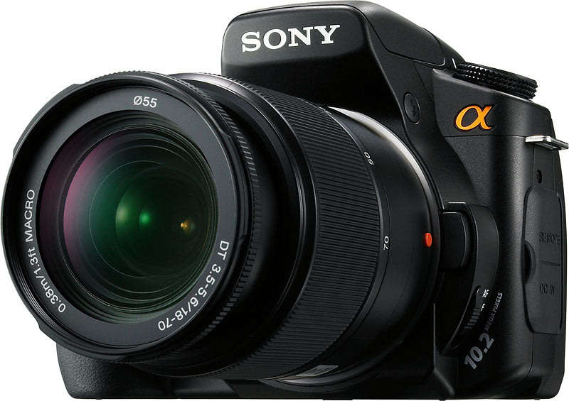 SONY ALPHA A200 DSLR PROFESSIONAL DIGITAL CAMERA + 18-70 SONY LENS KIT