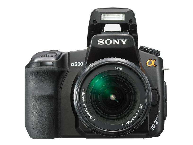 SONY ALPHA A200 DSLR PROFESSIONAL DIGITAL CAMERA + 18-70 SONY LENS KIT
