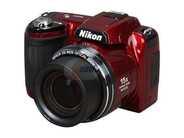 Nikon Coolpix L110 12.1MP Digital Camera with 15x Optical Vibration Reduction (VR) Zoom