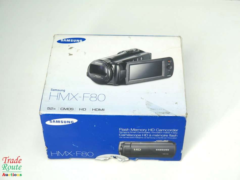 BOXED - Samsung HMX-F80 HD Digital Camcorder with 52x Zoom