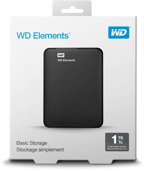WD Elements 1TB External Hard Drive - BOXED