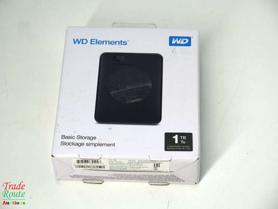 WD Elements 1TB External Hard Drive - BOXED